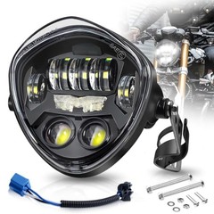 7 Inch LED Motorcycle Headlight 7in C3 Motorcycle Headlight with DRL Triangle
