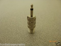 F Female to 3.5 mm Male Coaxial Adapter Coax Connector or 1/8″ Coaxial Mono