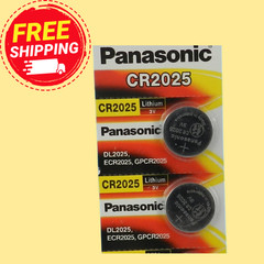 PANASONIC CR2025 Lithium 3V Watch Battery (Exp 12/2033) 2Pcs