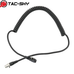 TS 2 PIN to 5 Pin Cord Cable Compatible with Motorol Radios 2-Pin GP2000/GP2100