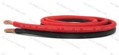 5 ft TRUE 8 Gauge AWG RD/BK Sky High Car Audio Speaker Wire Car Home Audio