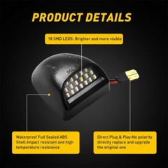 AUXITO LED License Plate Light For 1999-2013 Chevy Silverado Avalanche Bright US