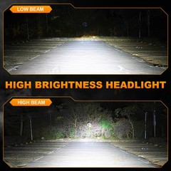 For GMC Envoy 2002-2009 LED Headlight 9006 HB4 6000K White Low Beam Bulbs 2x