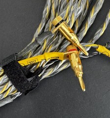 XLO/VDO ER-11 THX 40ft Pair Speaker Cables Gold Spade/Banana Terminated