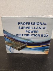 Professional Surveillance Power Distribution Box,30A, 18 outputs.TR C12VDC09P10A