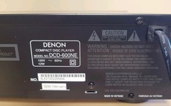 Denon DCD-600NE CD Player with AL32 Processing Tested & Working – USED