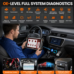 FOXWELL NT710 OBD2 Scanner For VW Audi Group Car Bi-directional Diagnostic Tool