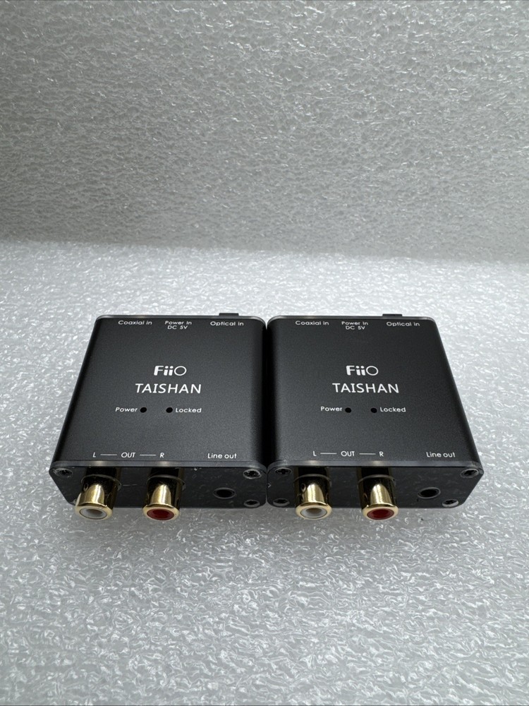 Lot Of 2 FiiO D3 (D03K) Taishan DAC Digital-Analog Converter for audio No Cables