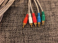 5 RCA Component cables 2 Audio 3 Video A/V Cable Gold Plated 10 feet