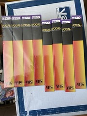 Lot 8 Focal T120 Blank VHS Tape Quality Videocassette Up To 6 Hours New Sealed