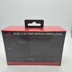 New Asus ROG Cetra Open Wireless Ear-Hook Bluetooth Earbuds with Case Black