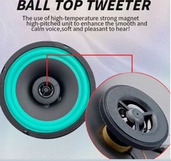 4″ Coaxial 2-way speakers 40/80 RMS/MAX Power Handling 2-pcs