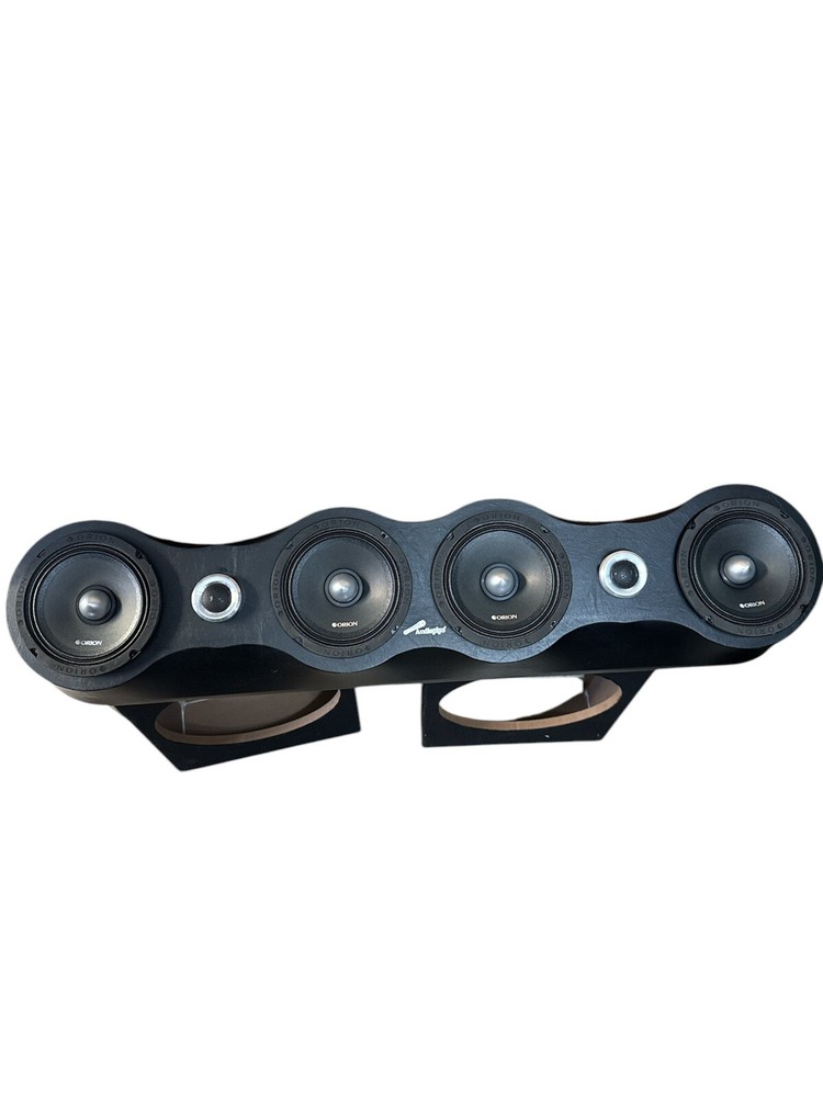Audiopipe Loaded Enclosure with 4×6.5 Orion Cm65 Speaker W 2 Audiopipe Tweeters