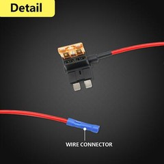 10pc 12V Car Add-a-Circuit Fuse Adapter w/ Standard & Mini Tap Blade Fuse Holder