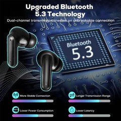 Wireless Bluetooth 5.3 Headset TWS Earphones Earbuds Stereo Headphones Ear Hook