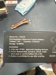 (Never Used Little Scratch) Ruko U11 replacement battery, 7.4V 1200mAh/8.88Wh