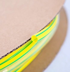 50 FT 50′ Feet GREEN & YELLOW 1/8″ 3mm Polyolefin 2:1 Heat Shrink Tubing RoHS UL