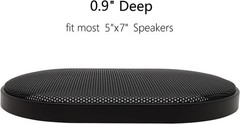 5″ x 7″ ABS Plastic Speaker Grills with Metal Mesh – Easy Install – 2Pcs