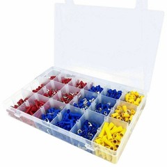 Assorted Insulated Electrical Wire Terminal Crimp Connector Spade Kit 280-1200x