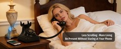 Bluetooth Retro Phone with Voice Assistant Compatible with Android & iOS – NEW