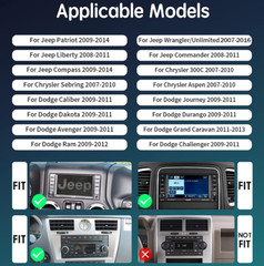 10” For 2007-2010 Chrysler Sebring Android 13 Car Stereo GPS Apple CarPlay 32GB
