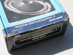 Radio Shack 8 inch Woofer 40-1024A, 50 Watts RMS,100 Watts Polypropylene Woofer