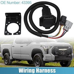 1 Set 7-Pin Trailer Wiring Harness Simple Connect Wiring Kit for Toyota