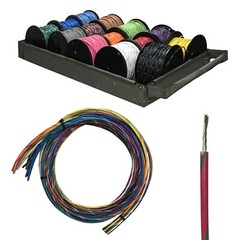 Striped Primary Wire 18 AWG Gauge 25 FT Car Boat Marine Tinned Copper 14 Colors