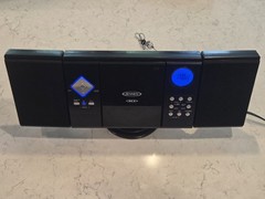 Jensen JMC-180 Wall Mountable CD Player AM/FM Radio System – Door Is Manual Desc