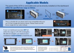 Eonon UA13 Double 2Din in Car Stereo Android Auto 13 Audio 2Din GPS Navi CarPlay
