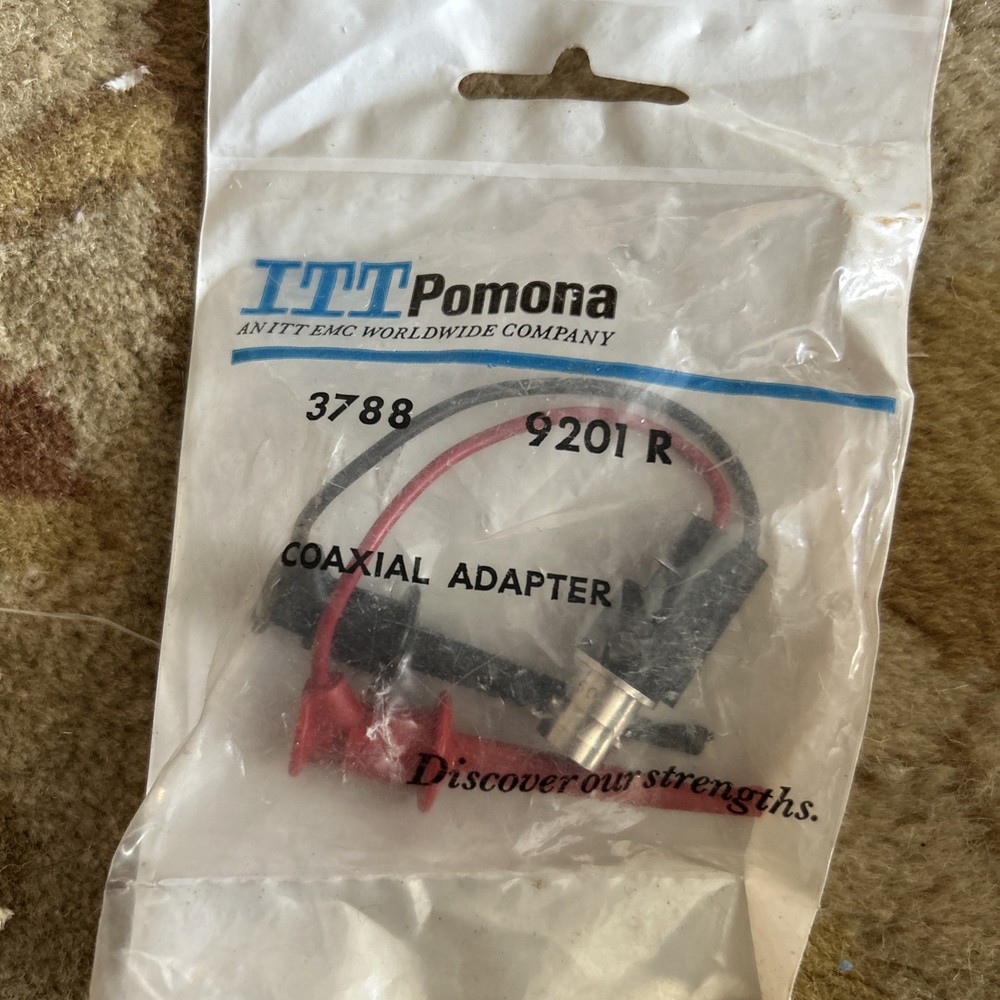 ITT Pomona 3788 9201R Coaxial Adapter