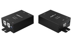 BZBGEAR BG-USB-MR80-b 4-Port USB 2.0 Extender over Single Cat5e/6/7 Cable