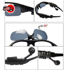 Wireless Bluetooth Glasses Music Headset Audio Hands-free Calls Smart Sunglasses