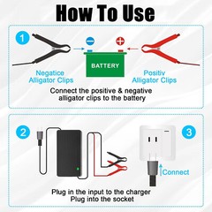 14.6V 10A Fast Battery Charger for 12V LiFePO4 Lithium Batteries