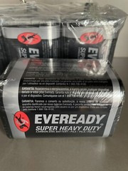 Eveready 6 Volt Lantern Battery 1209 Super Heavy Duty 4 Pack New Sealed