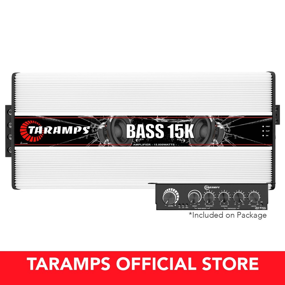 Taramps BASS 15K Class D Amplifier 15000W RMS Monoblock 1 Channel Car Audio