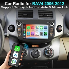 For 2006-2012 Toyota RAV4 Basic Apple Carplay Car Stereo Radio GPS Navigation