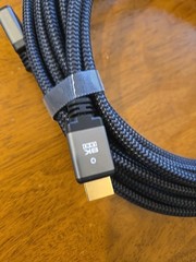 8K 24 Foot Braided HDMI Cable 24K Gold-plated 4K 120Hz 48Gbps HD Dolby 7.1
