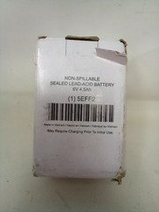 Non-Spillable Lead-Acid Battery 6V – 4.5Ah