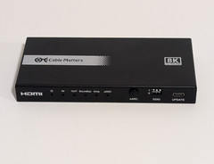 Cable Matters HDMI 2.1 Audio Extractor with eARC, Dolby Atmos, DTS ONE CABLE