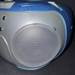 Y2K 2000s Emerson Sky Blue Radio CD Cassette – CASSETTE NEEDS WORK -READ DESC