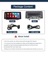 Wireless Carplay/Android Auto Screen For BMW F20 F21 F22 F30 F31 F32 F33 F34 F36