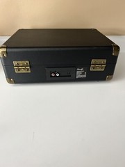 Brand New Black and Gold Retrolife Suitcase Player
