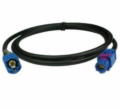 FAKRA HSD LVDS C Single Blue 0.8m Shielded Dacar 535 4-Core Cable For BMW AUDI