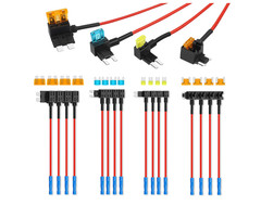 16-Pack Fuse Tap Kit – 4 Types 12V Add-A-Circuit Automotive Fuse Adapter