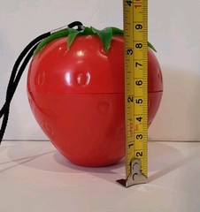 Vintage 1970’s Computron Strawberry Tunes Novelty AM Radio Made In Hong Kong