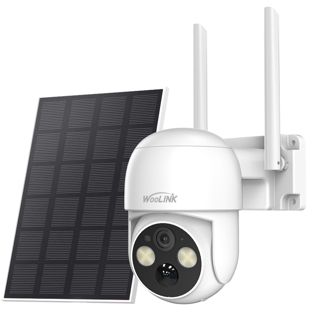 Solar Camera 4MP Wireless Outdoor Solar Battery Security Camera WiFi Smart Home