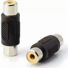 10-Pack AV RCA Audio Video Female to Female Jack Coupler Adapter Connector