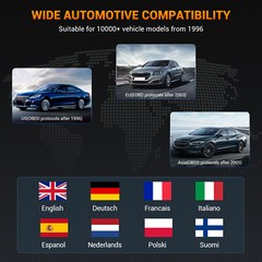 ELM327 Dongle OBD2 Code Reader Bluetooth Automotive Diagnostic Fit for Android