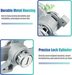 1 Set Door Lock Cylinder Set Kit with 2 Keys for Odyssey 2005 2006 2007 2008 200